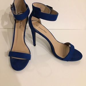 Blue Stiletto Heels Size 11